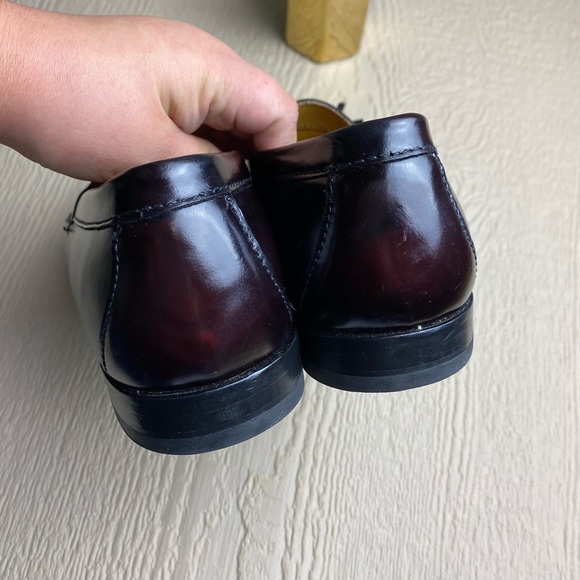 Cole Haan Nike Air Pinch Tassel Burgundy Loafer - Picture 5 of 8